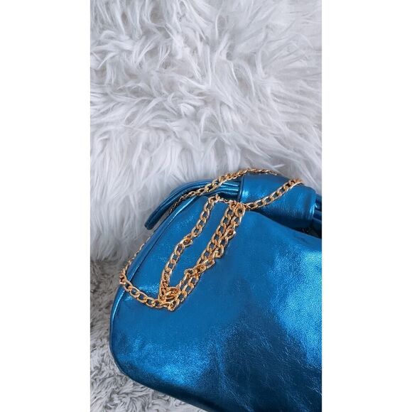 Cuyana Mini Bow Bag Cobalt one size - Picture 7 of 8